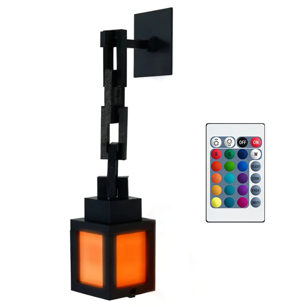 Lampe Pixel Art Bureau — Veilleuse LED 16 Couleurs Déco Ambiance
