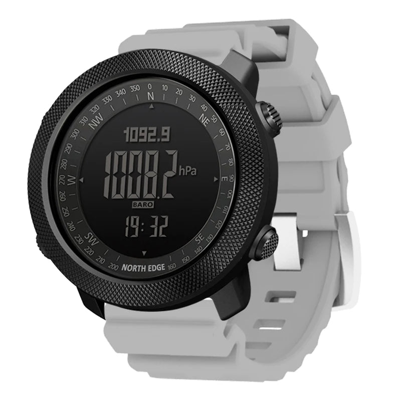 Montre Sport NORTH EDGE APACHE 3 — Altimètre, Boussole & Étanche 50M