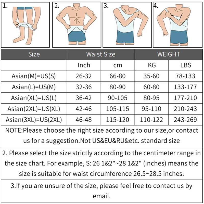 Gaine Amincissante Homme — Corset Ventre Plat & Correction Posture
