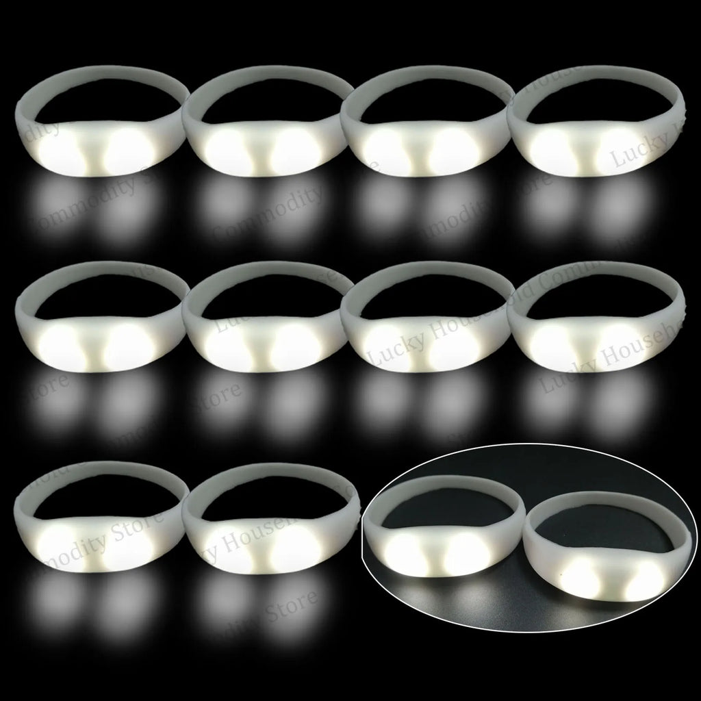 Bracelets LED Lumineux – Réactifs au Son & à la Musique | Lot de 30 à 300 pcs