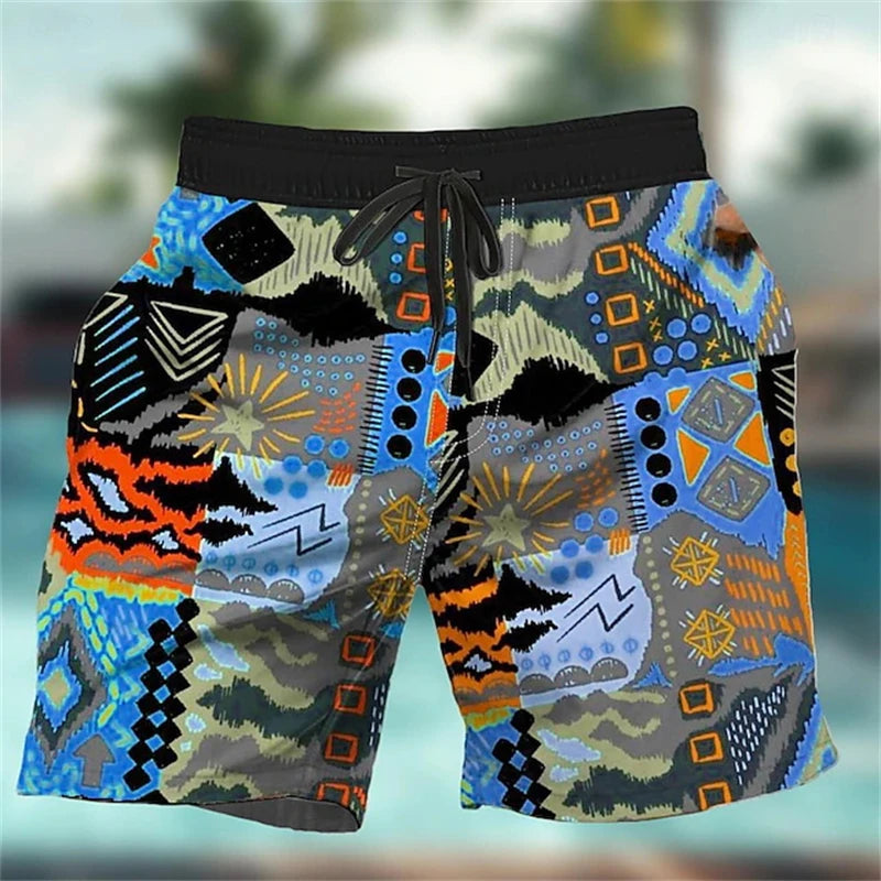 Short Graffiti 3D Print – Style Harajuku Y2K