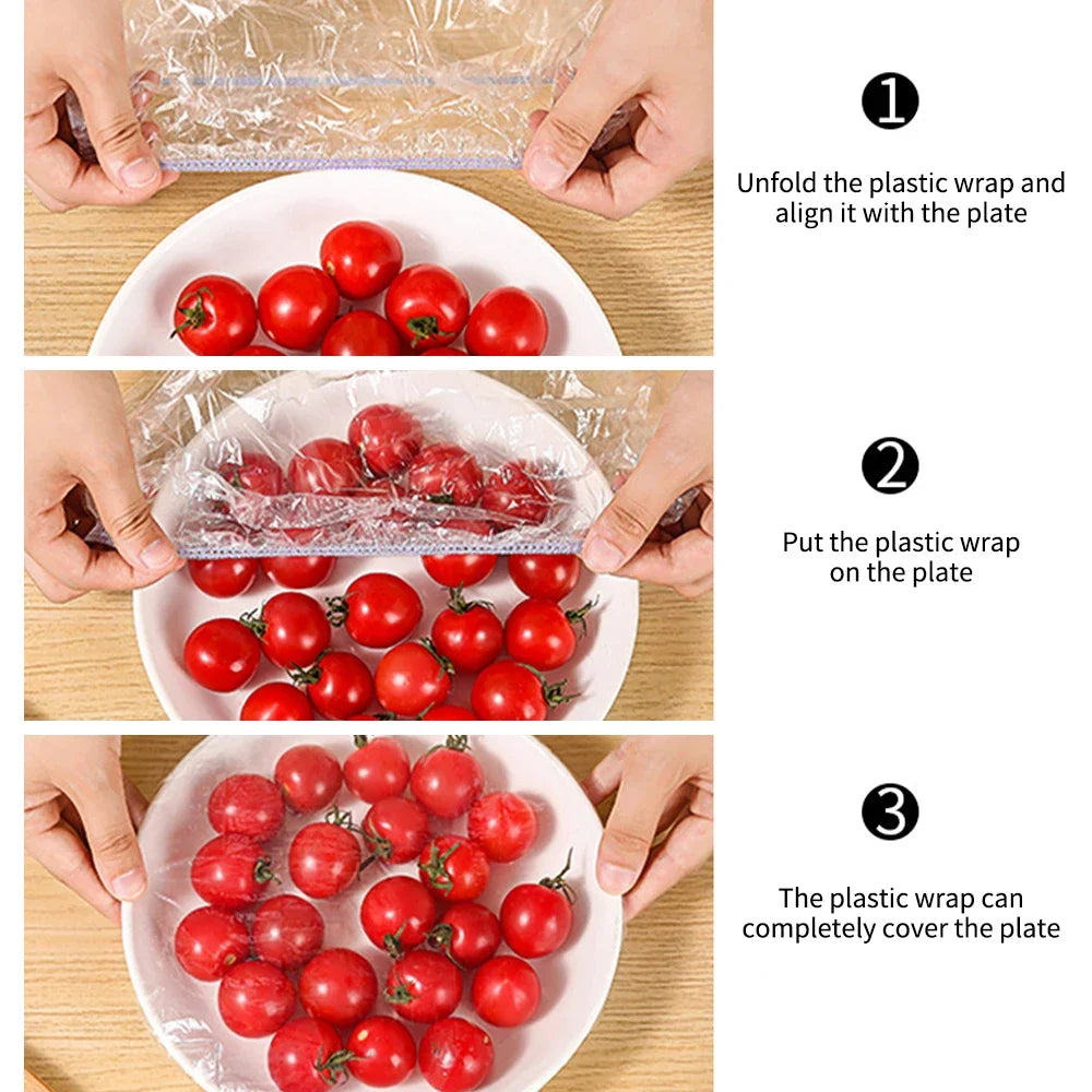 Couvercles Alimentaires Élastiques Colorés — Lot de 100 | Fraîcheur Garantie