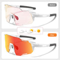 Lunettes Photochromiques Cyclisme — UV400 Unisexe Verres Changeants