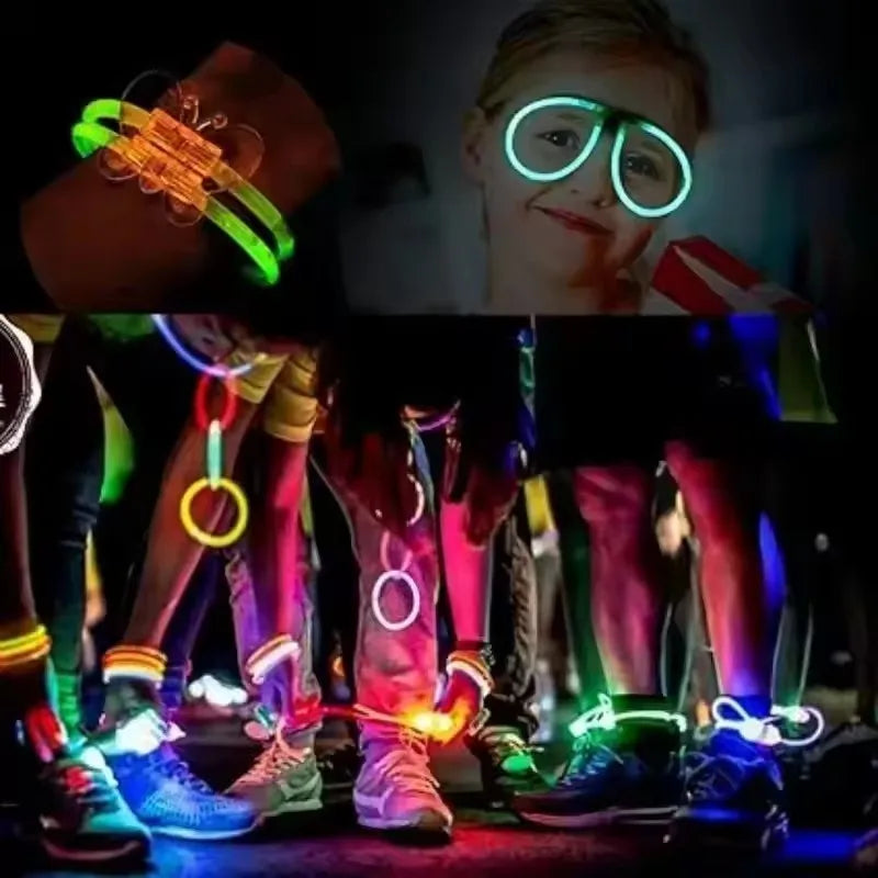 Bâtons Fluorescents Lumineux Multicolores | Lot 50 ou 100 pcs – Fêtes & Événements
