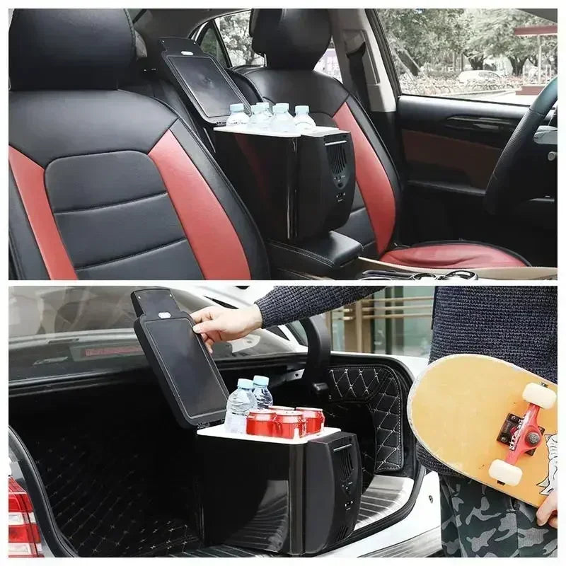 Réfrigérateur Portable 12V — Glacière Électrique 6L Chaud & Froid