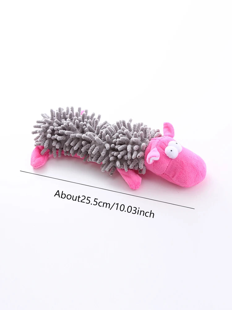 Jouet en Peluche Sonore pour Chien 🐾 — Grenouille, Hippopotame & Plus
